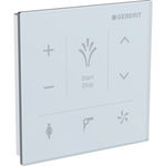 Panel de control de pared, referencia 147.038.SI.1 de Geberit. Para AquaClean: Blanco / Vidrio